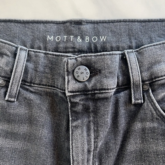 Gray Boyfriend Jeans with Distressed Look - Picture 8 of 11